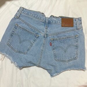 Levi's 501 Blue Denim Shorts